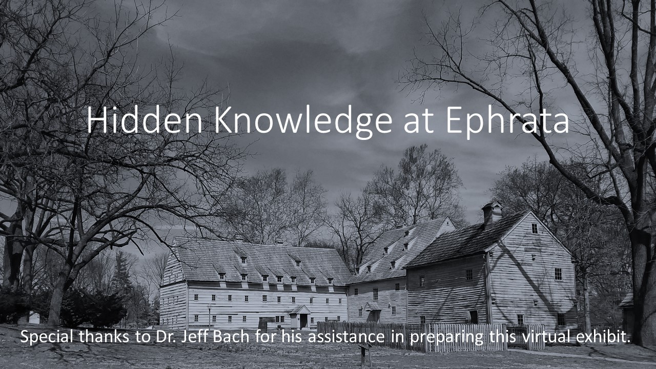 Hidden Knowledge at Ephrata